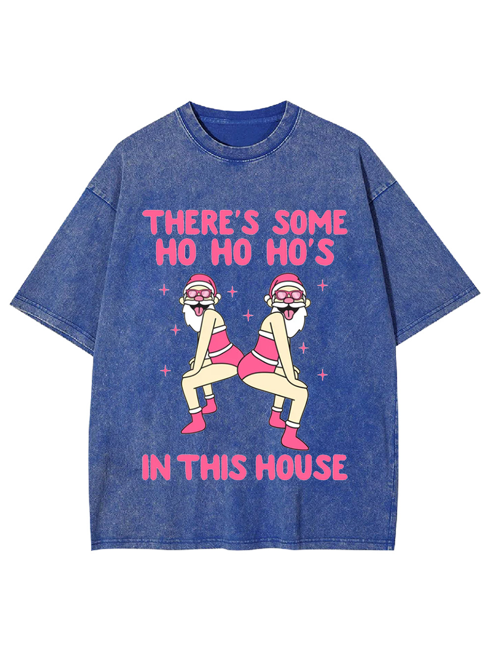Ho Ho Hos In the House Washed Tshirt