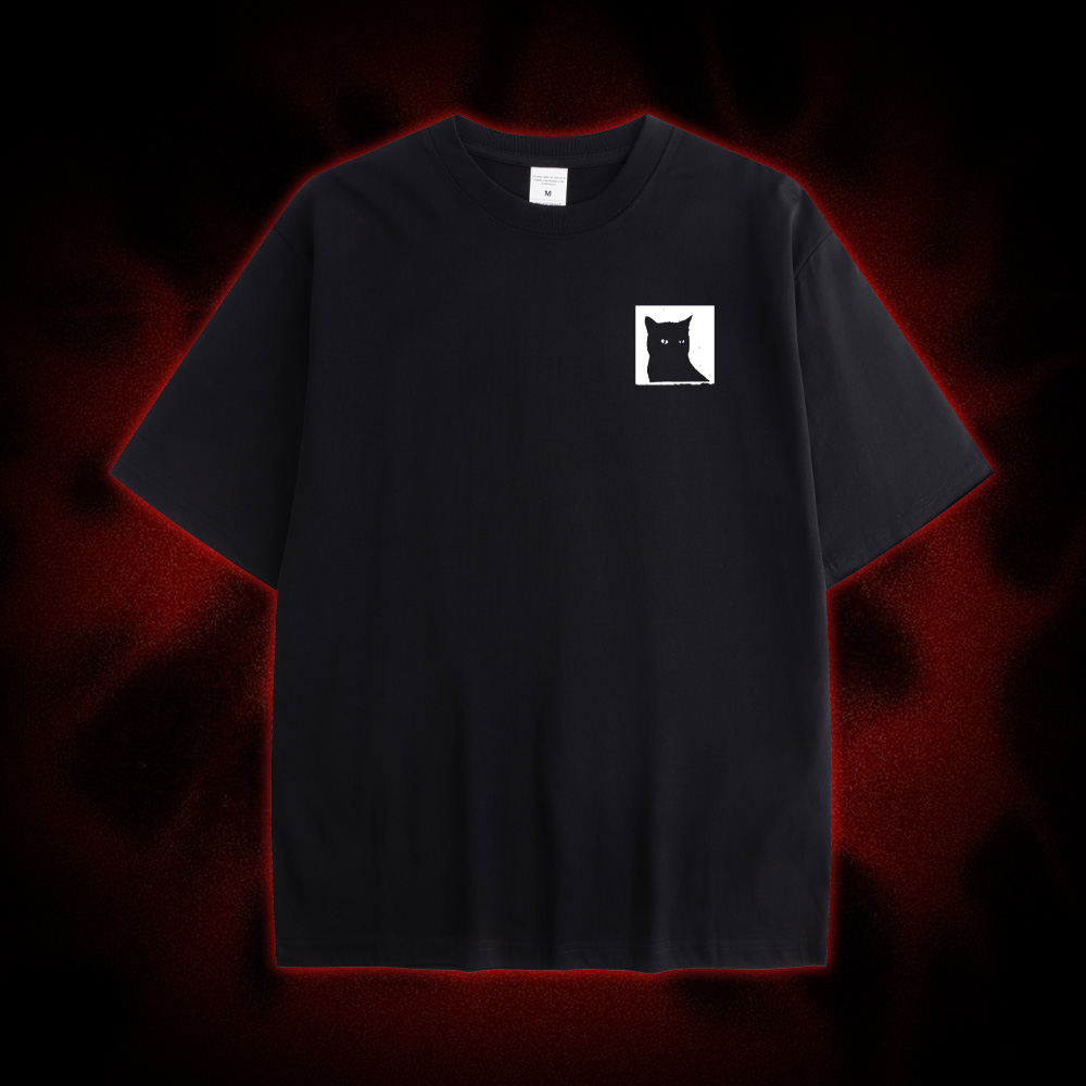 I Do Not Think Therefore I Do Not Am Double Sided Print Washed Tshirt