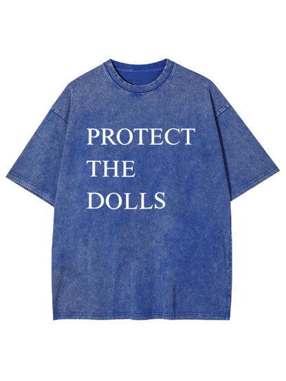 Protect The Dolls Y2K Washed Tee