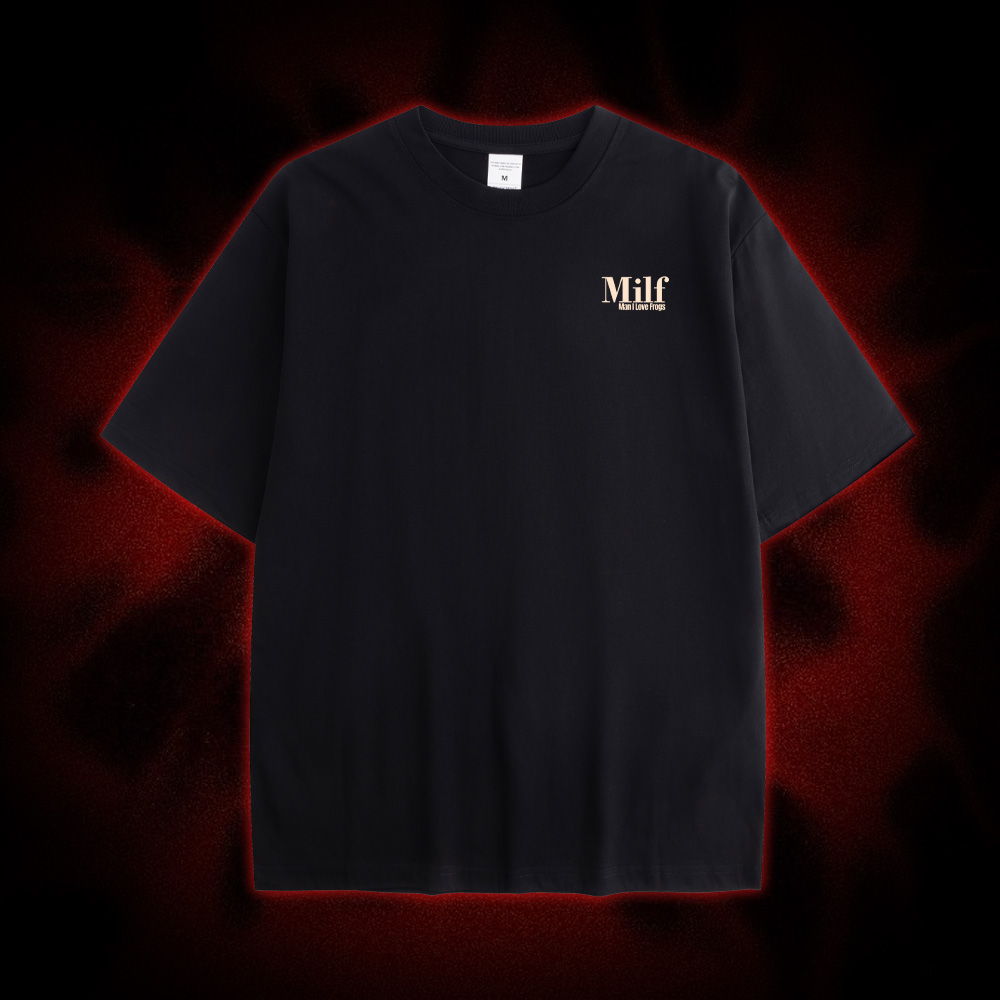 Man I Love Frogs Double Sided Print Washed Tshirt