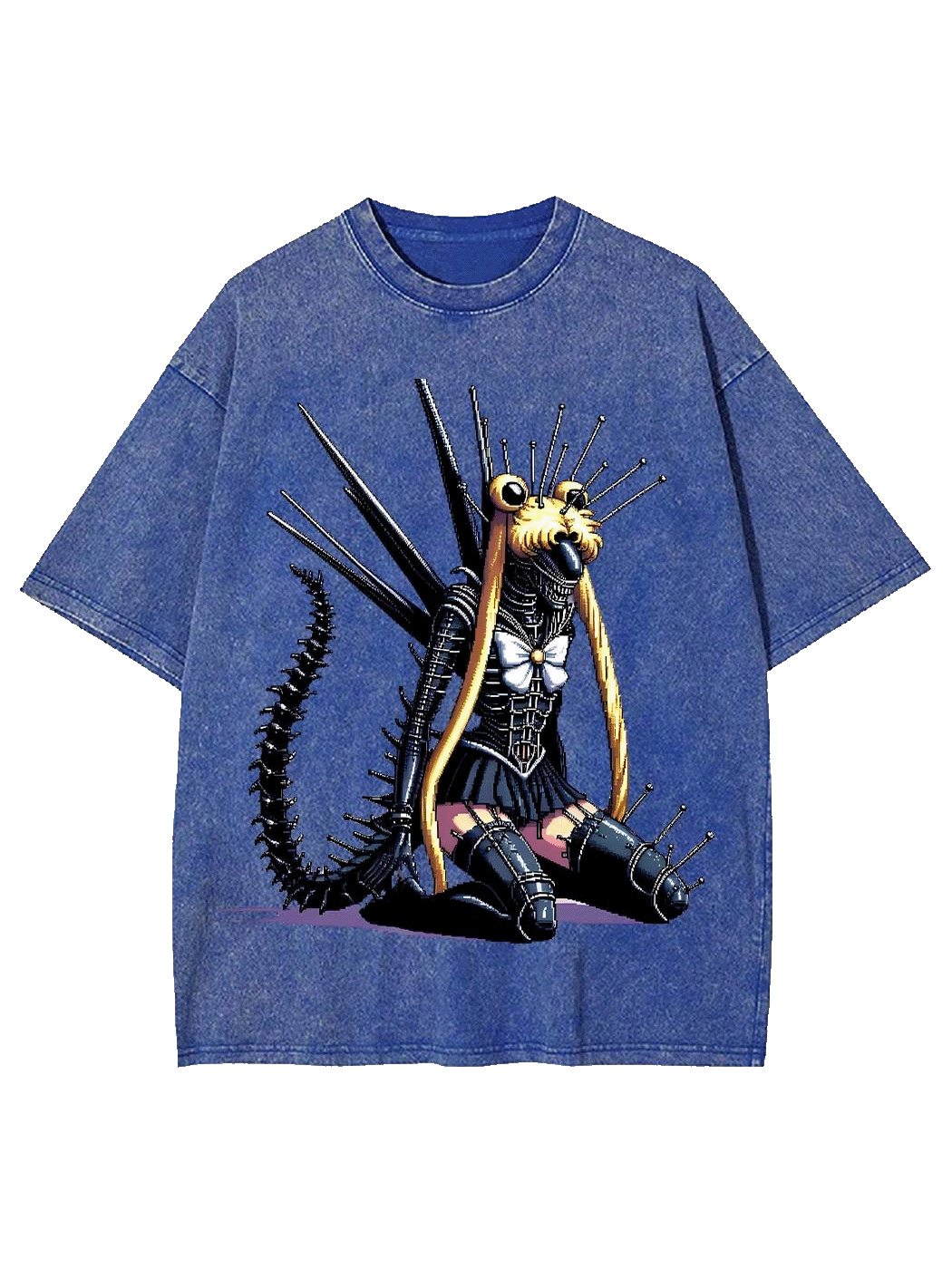 Mecha Siren of the Void Washed Tee