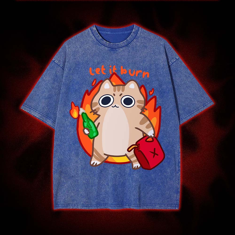 Let It Burn Washed Tshirt