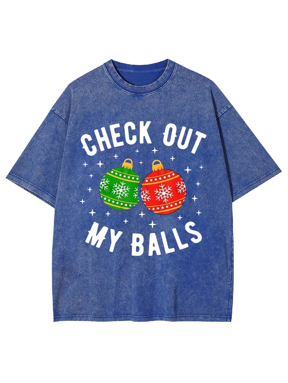 Check Out My balls Washed Tshirt