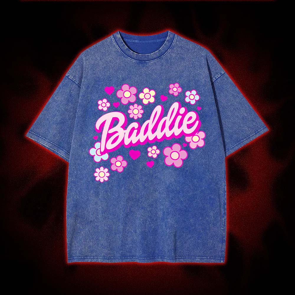 Baddie Washed Washed Tshirt