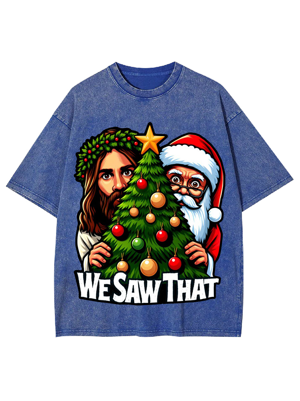 We Saw That Washed Tshirt