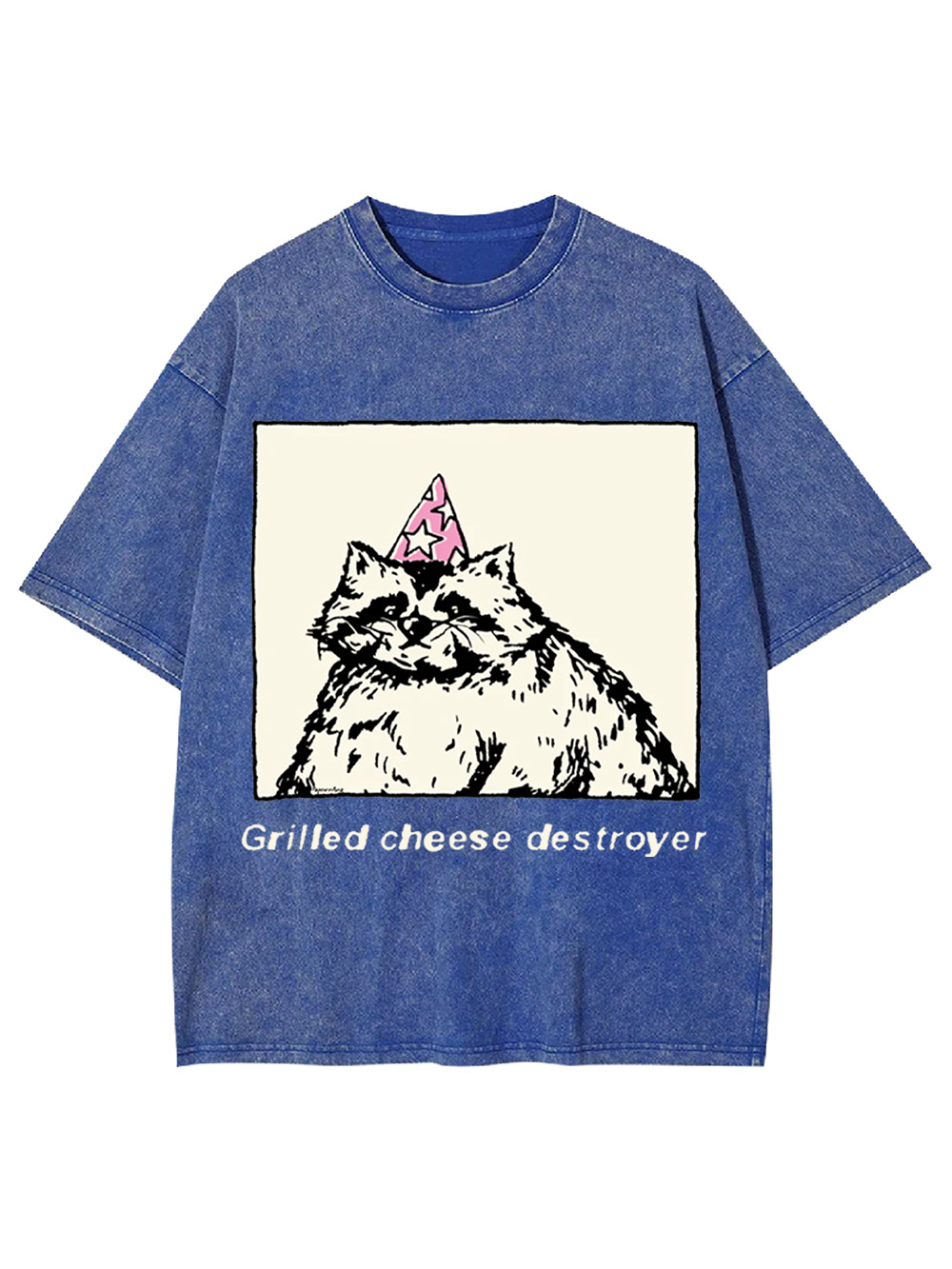 Grilled Cheese Destroyer Washed Tshirt
