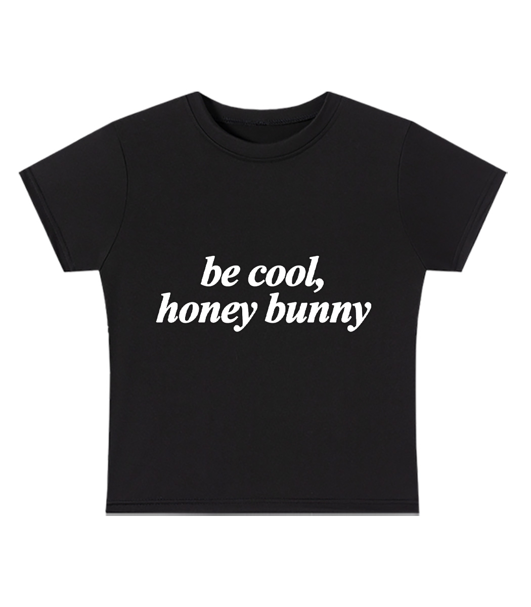 Be Cool, Honey Bunny Y2K Baby Tee