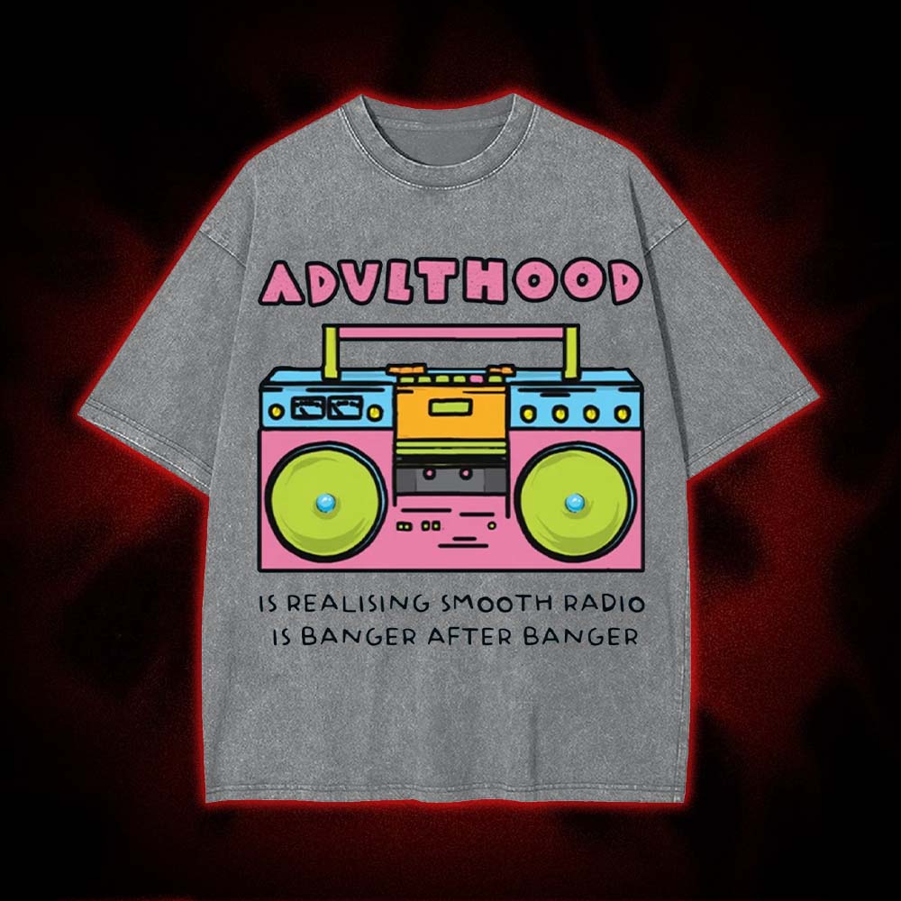 Adulthood Washed Tshirt