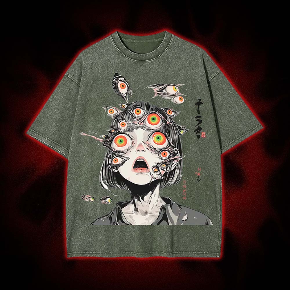 Multitude Of Gazes Washed Tshirt