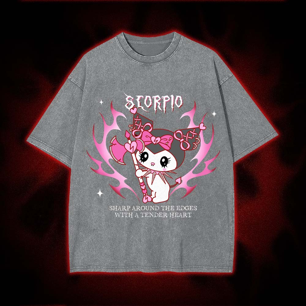 Sharp Edges, Soft Heart Washed Tshirt