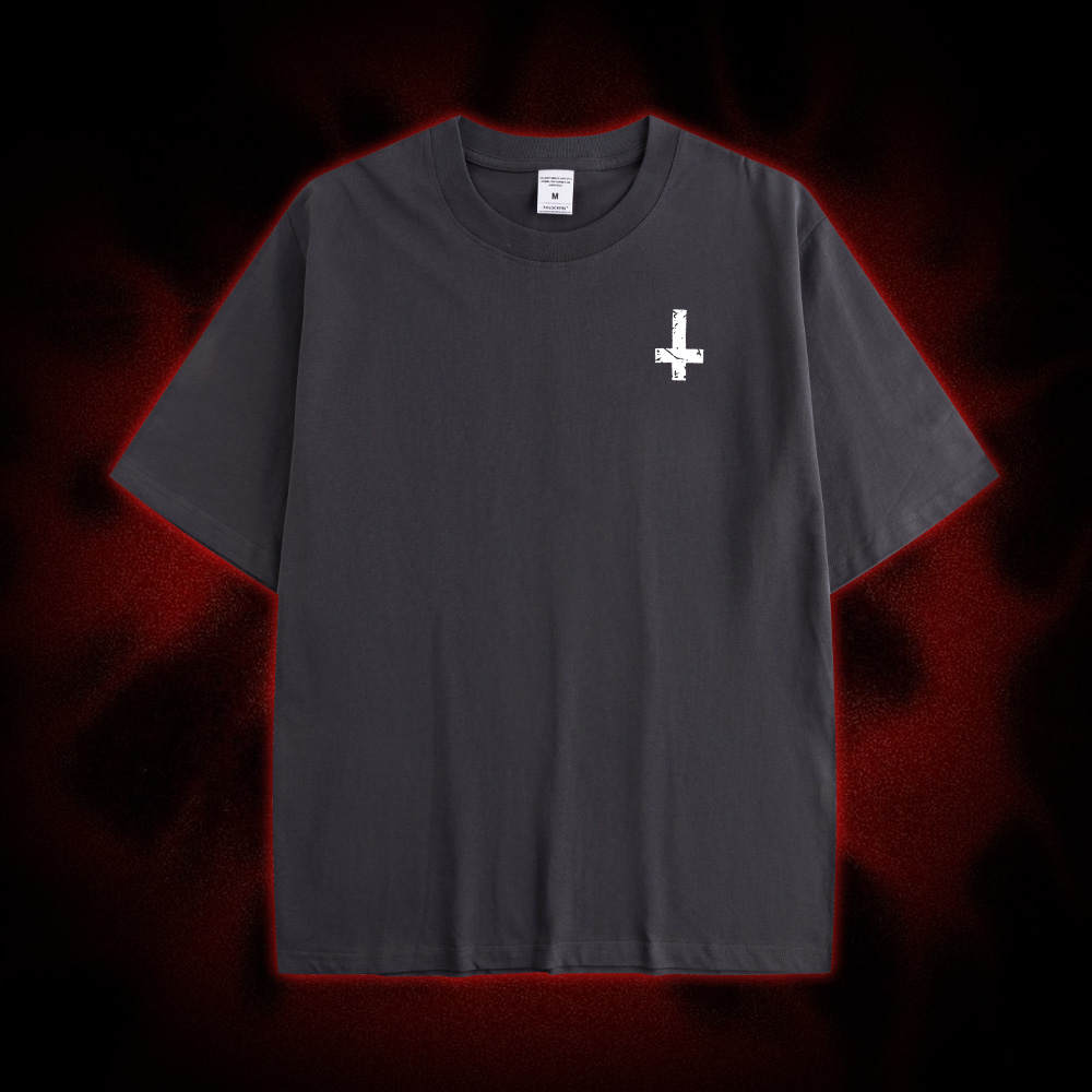 Funny Unholy Drug Nun Double Sided Print Washed Tshirt