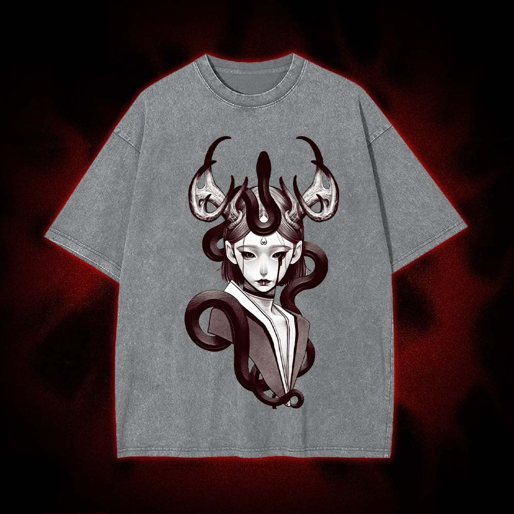 Serpent Tears Washed Tshirt