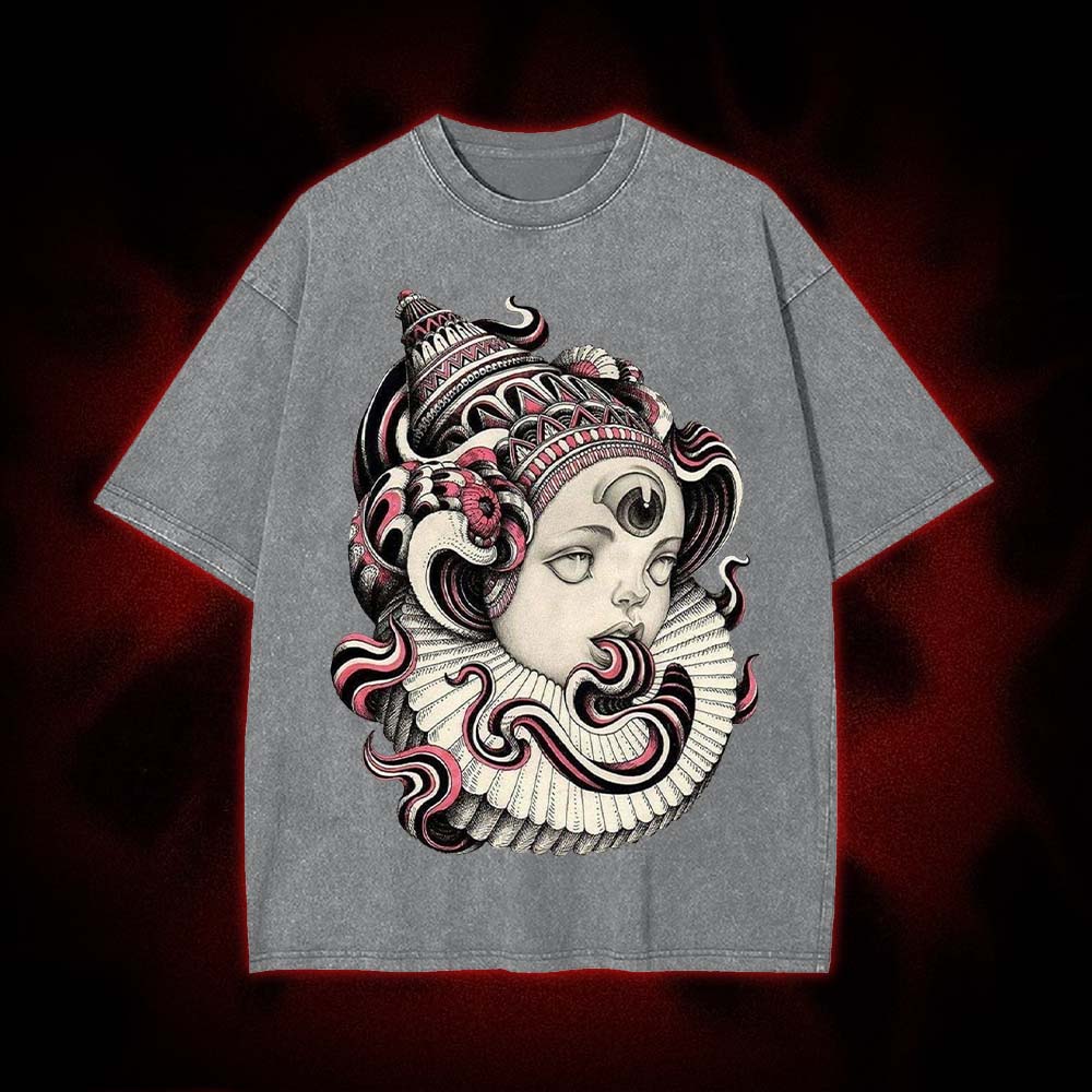 Third Eye Jester Washed Tshirt