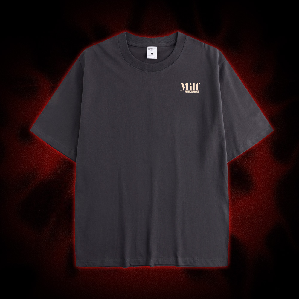 Man I Love Frogs Double Sided Print Washed Tshirt