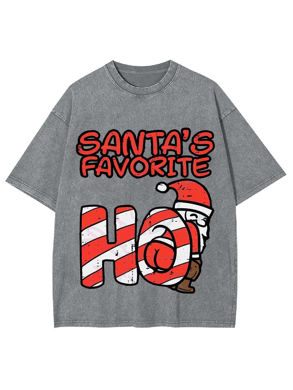 Santa's Favorite Washed Tshirt
