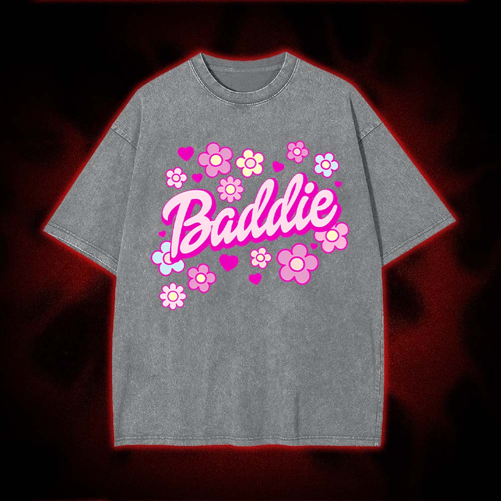 Baddie Washed Washed Tshirt
