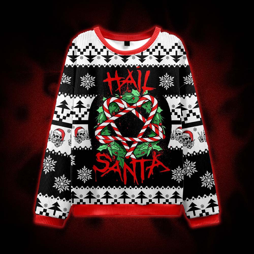 Hail Santa Ugly Christmas Sweatshirt
