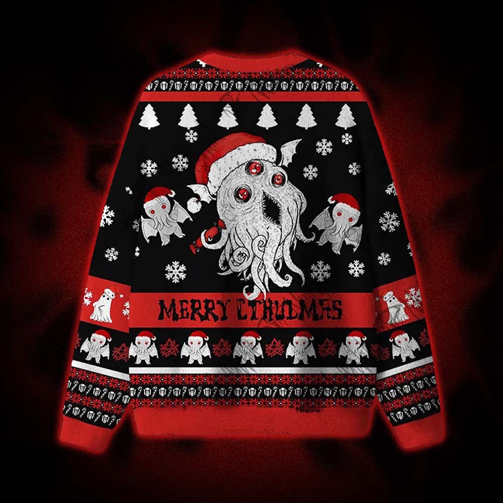 Merry Cthulmas Ugly Sweatshirts