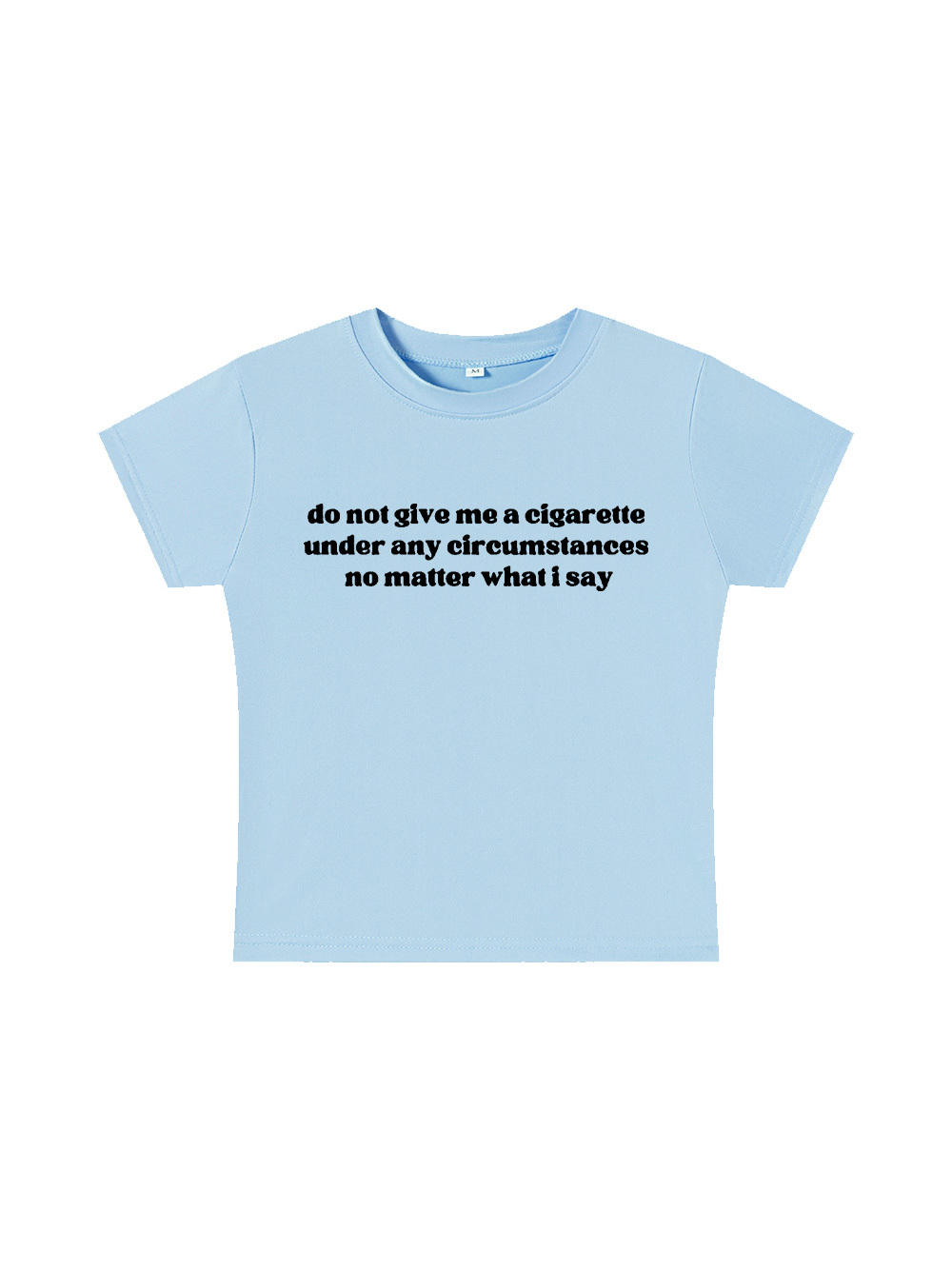  A Firm Refusal Y2K Baby Tee