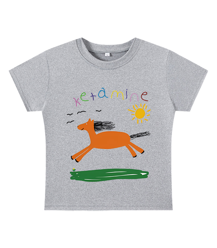 Ketamine Y2K Baby Tee