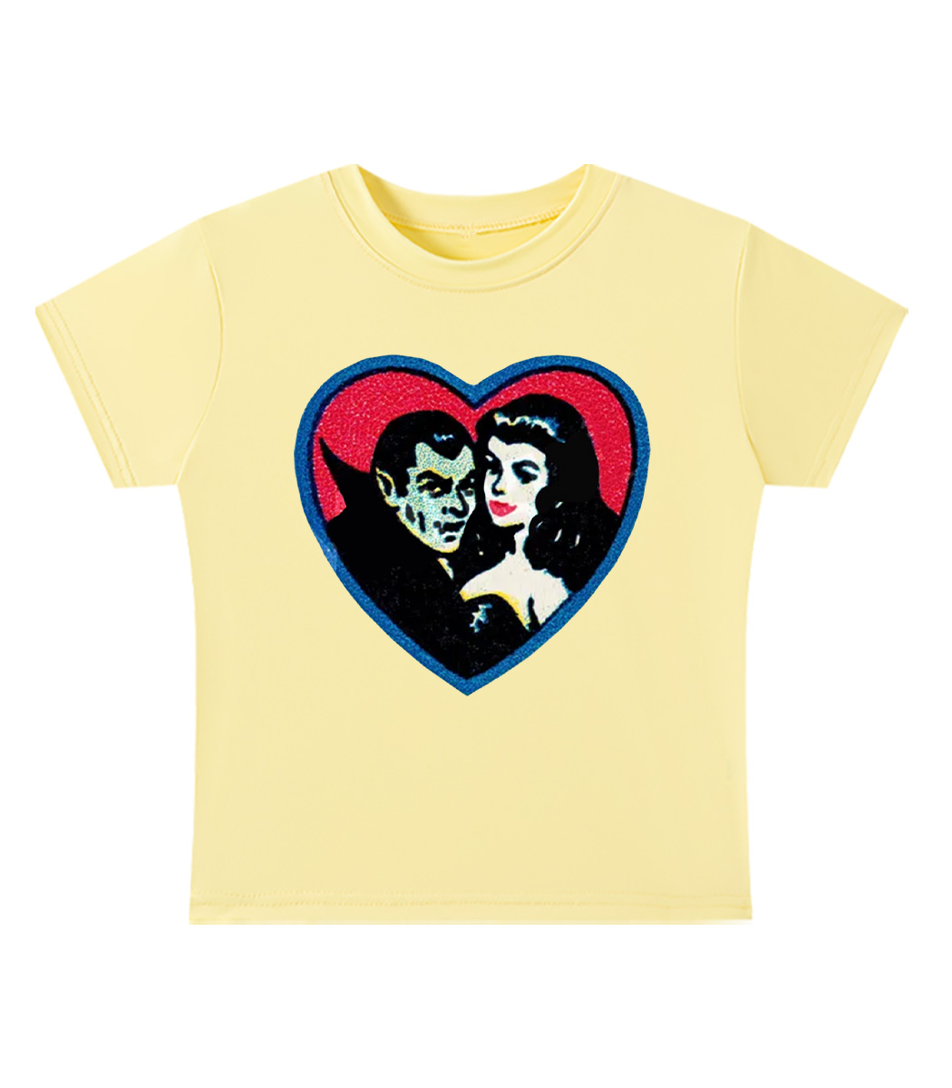 Retro Vampires Graphic Baby Tee