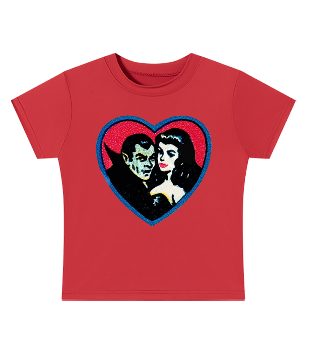 Retro Vampires Graphic Baby Tee