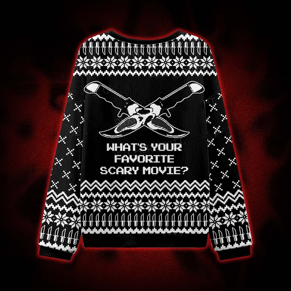 Halloween Black Horror Club Ugly Sweatshirts