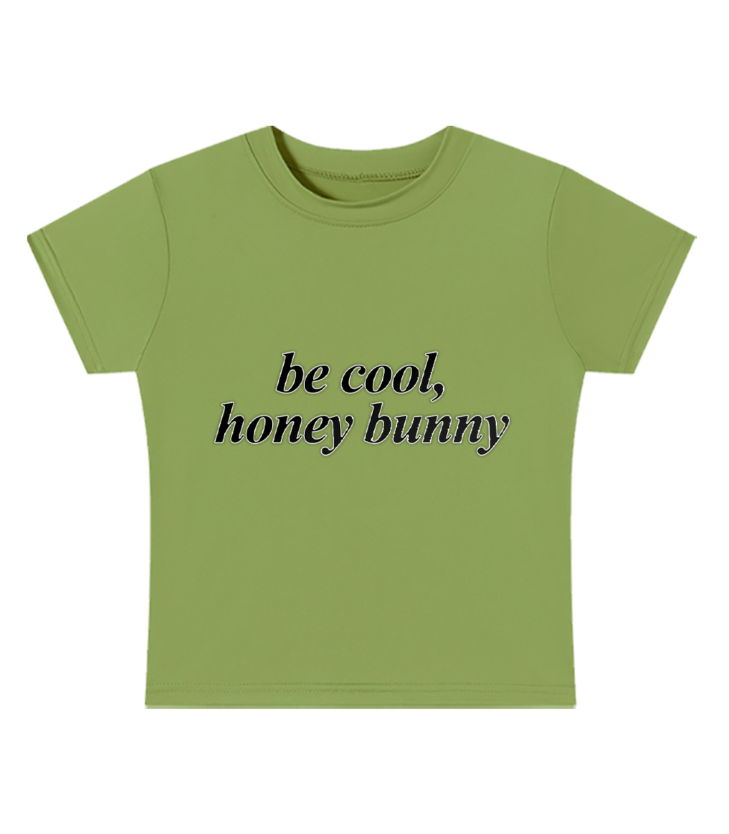 Be Cool, Honey Bunny Y2K Baby Tee