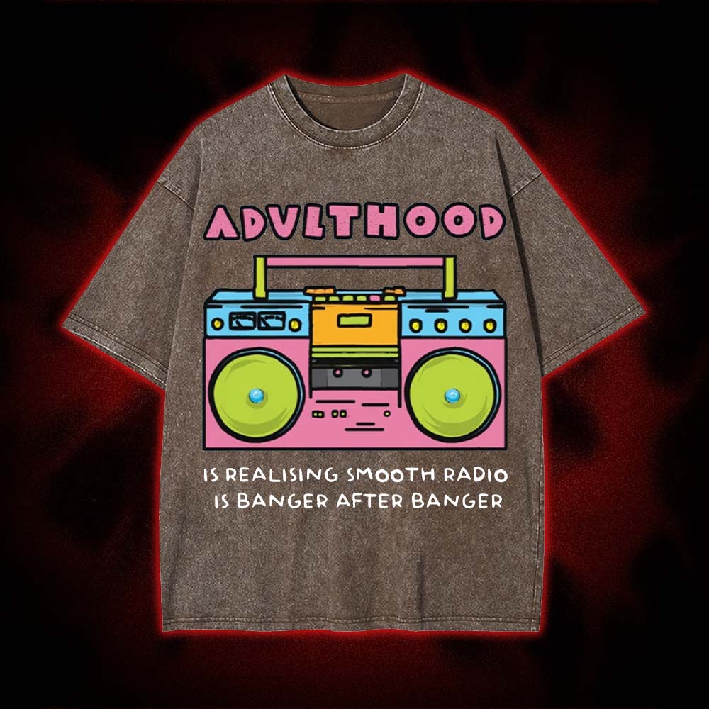 Adulthood Washed Tshirt