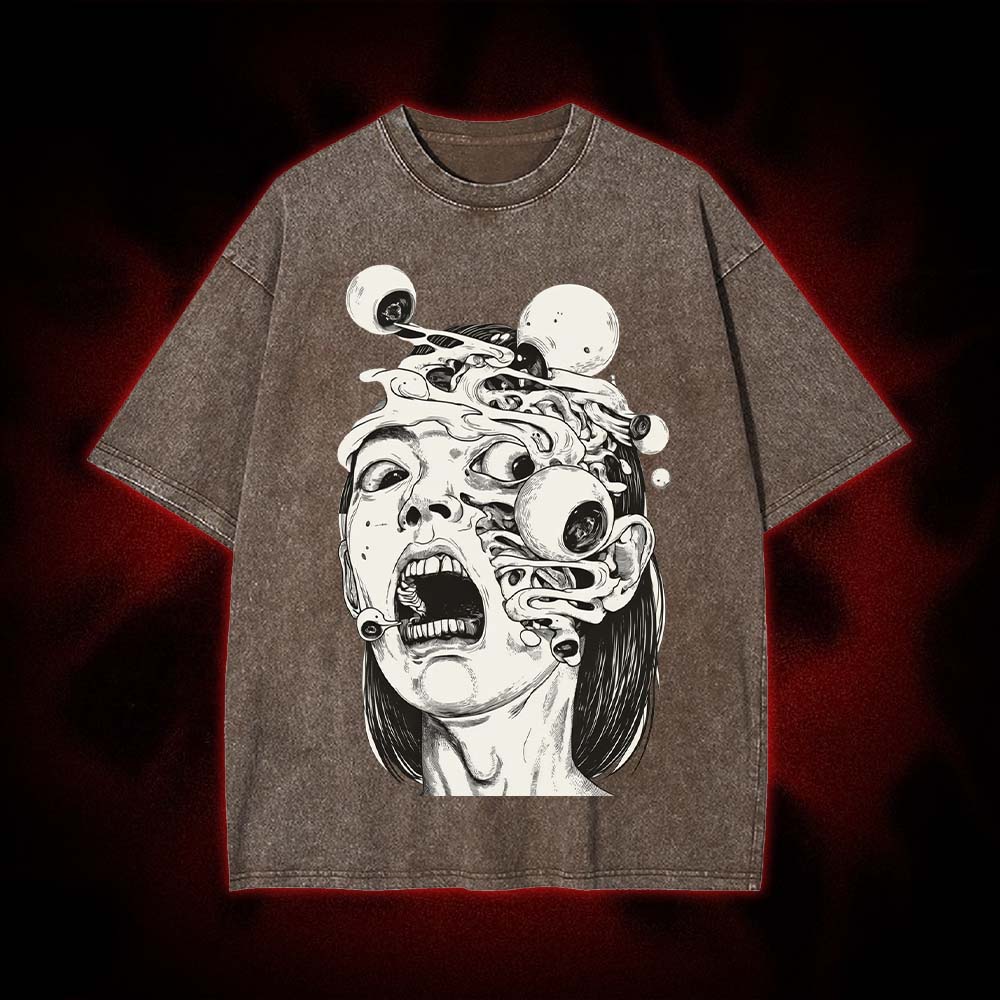 Melting Gaze Washed Tshirt
