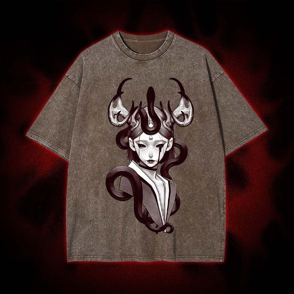 Serpent Tears Washed Tshirt