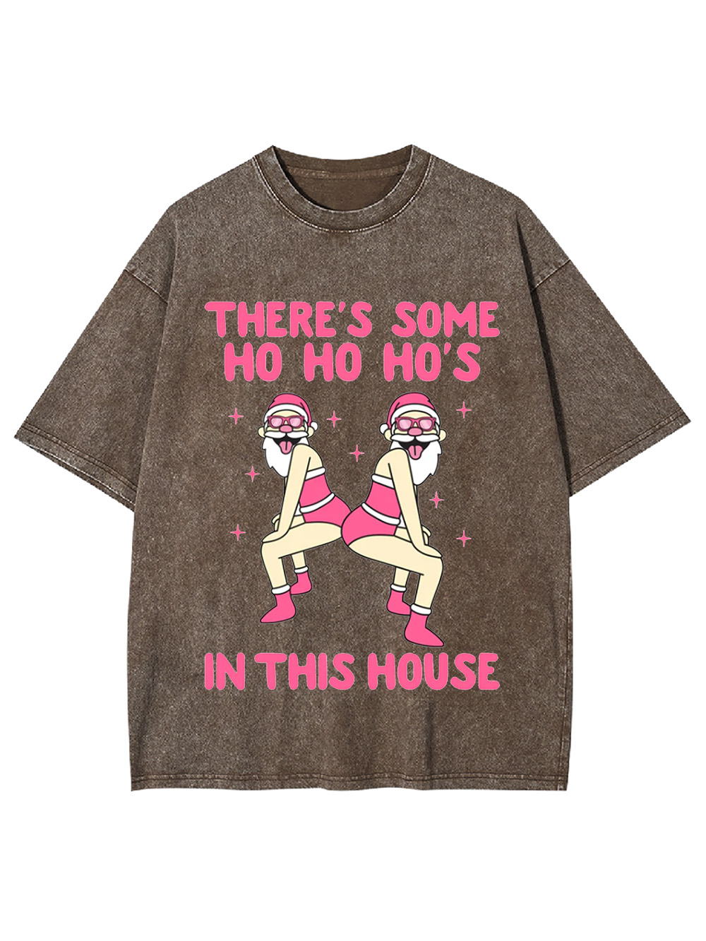 Ho Ho Hos In the House Washed Tshirt