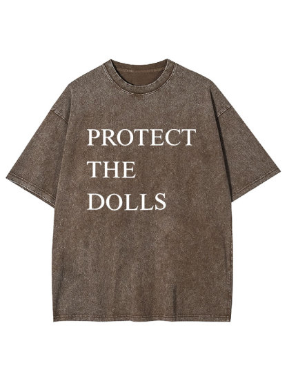 Protect The Dolls Y2K Washed Tee