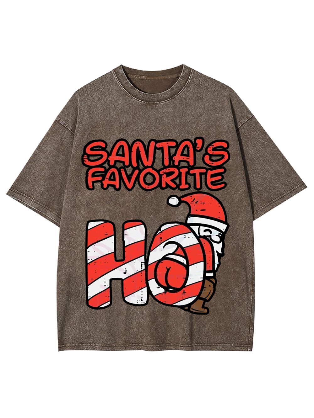 Santa's Favorite Washed Tshirt