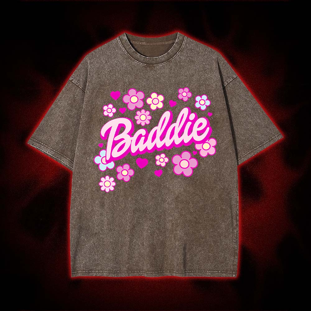Baddie Washed Washed Tshirt