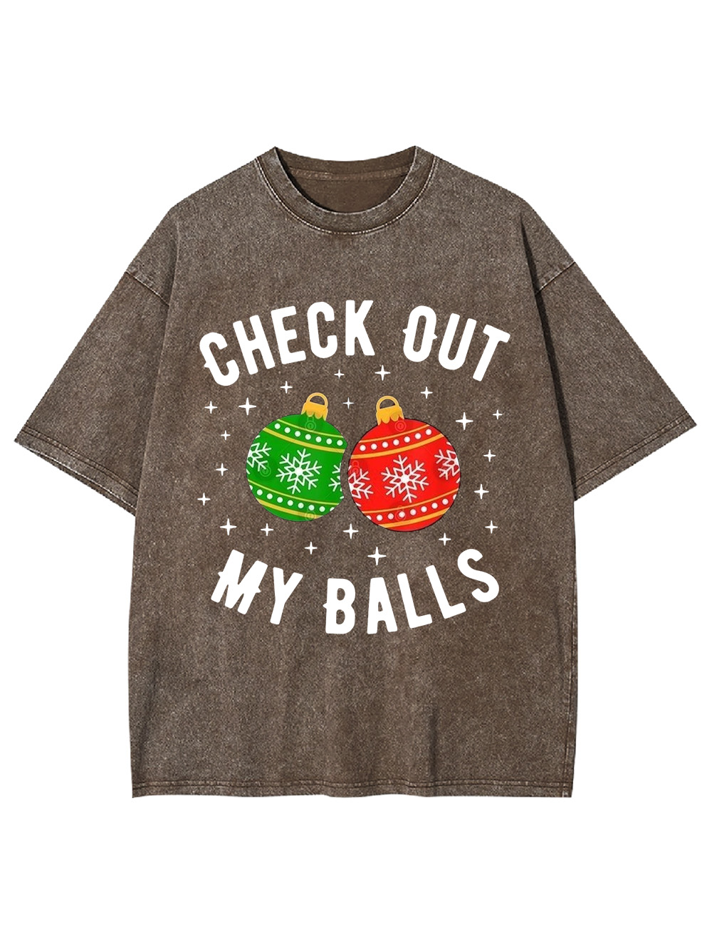 Check Out My balls Washed Tshirt