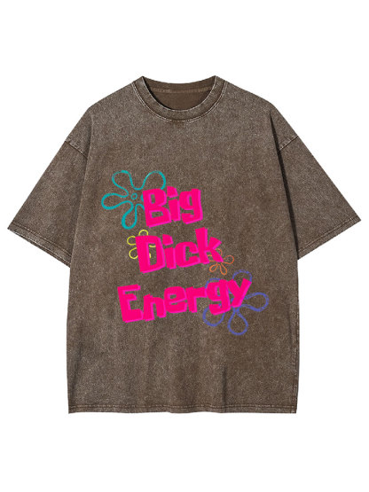 Big Di*k Energy Y2K Washed Tee