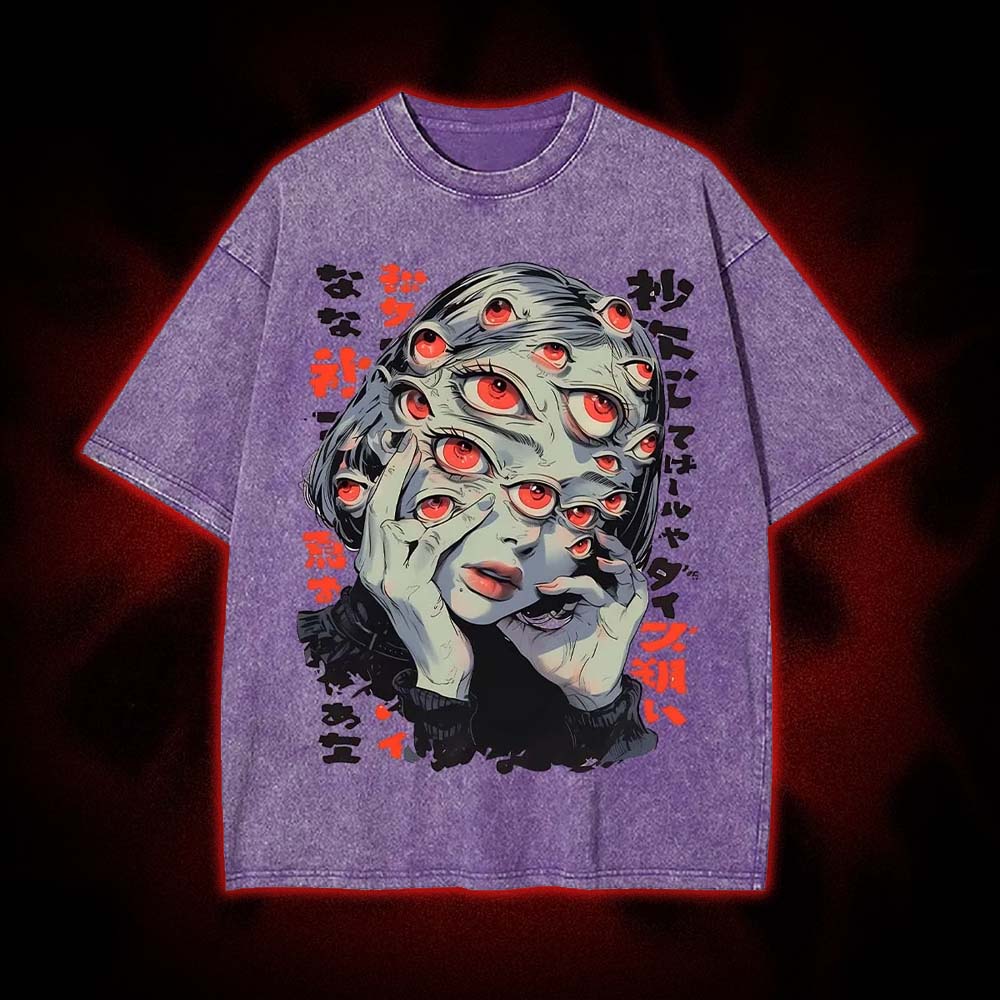 Thousand Eyes Gaze Washed Tshirt