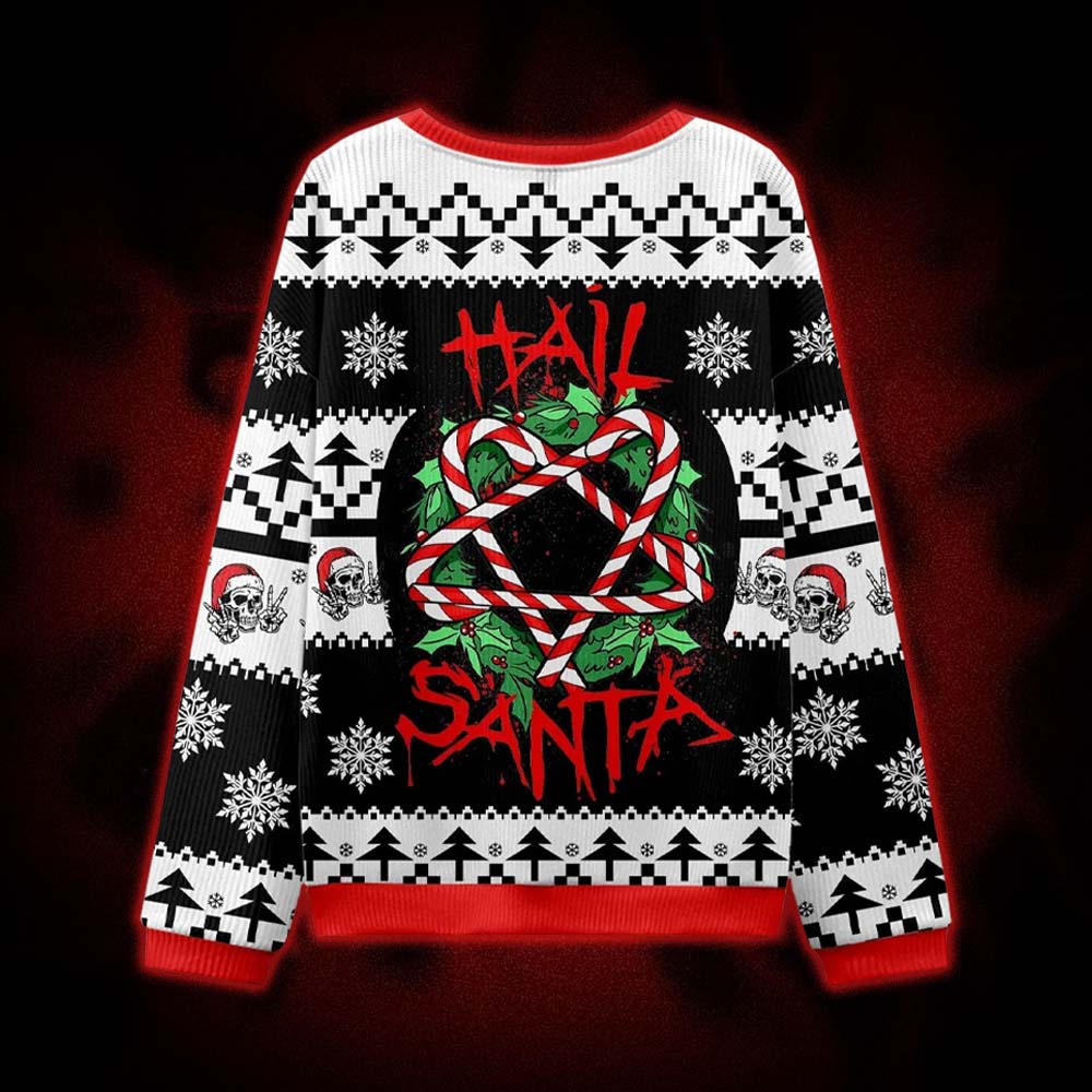 Hail Santa Ugly Christmas Sweatshirt
