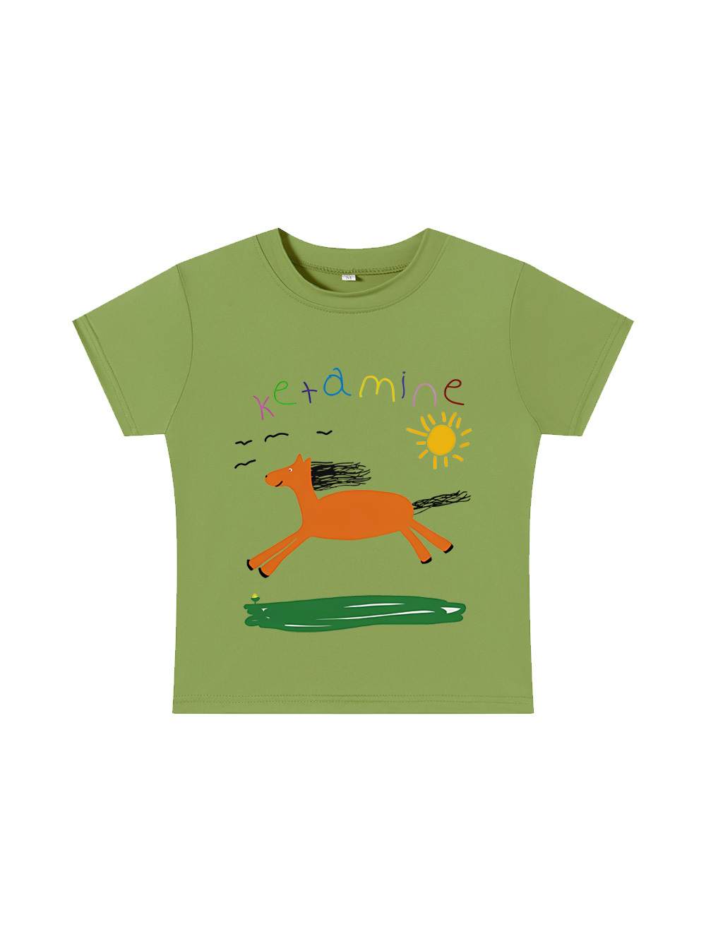 Ketamine Y2K Baby Tee