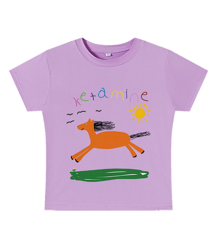 Ketamine Y2K Baby Tee