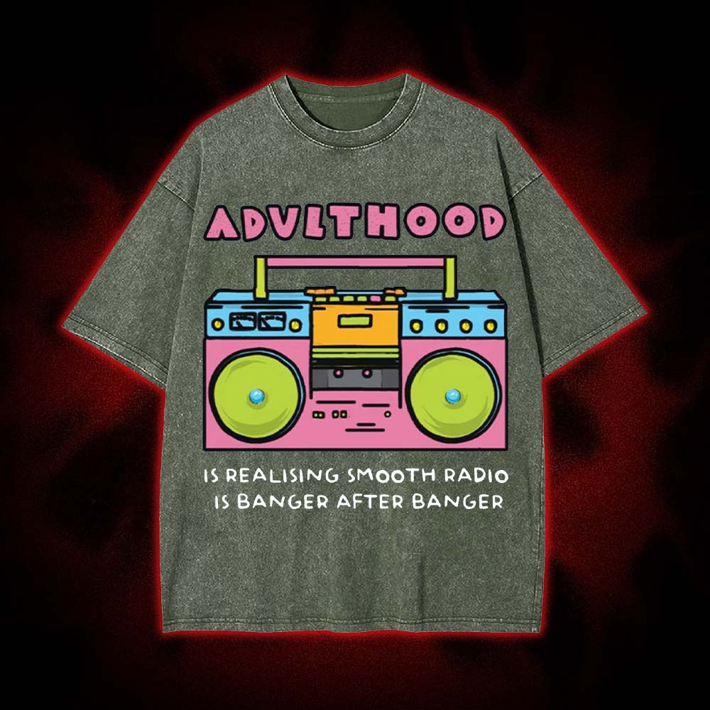 Adulthood Washed Tshirt