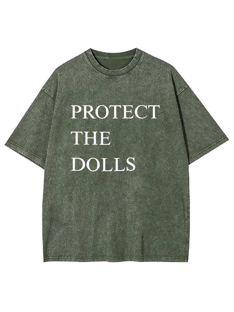 Protect The Dolls Y2K Washed Tee