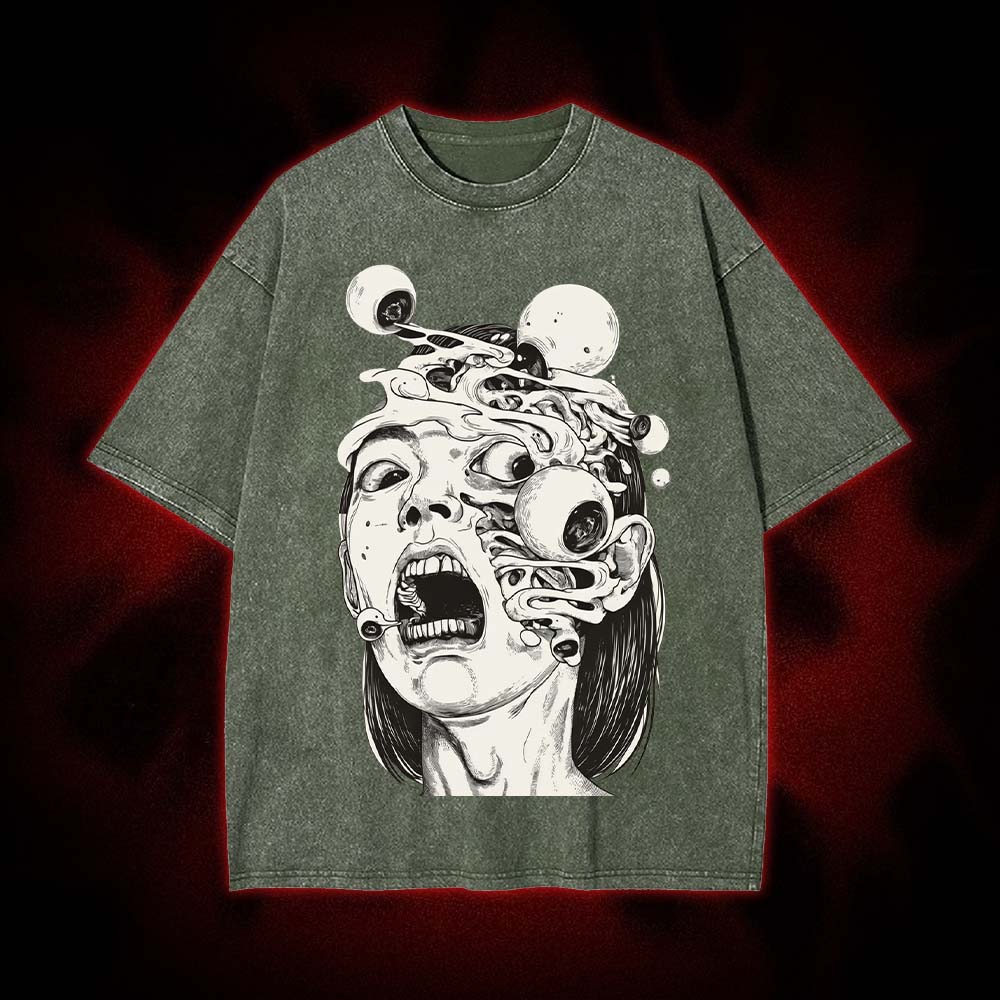 Melting Gaze Washed Tshirt