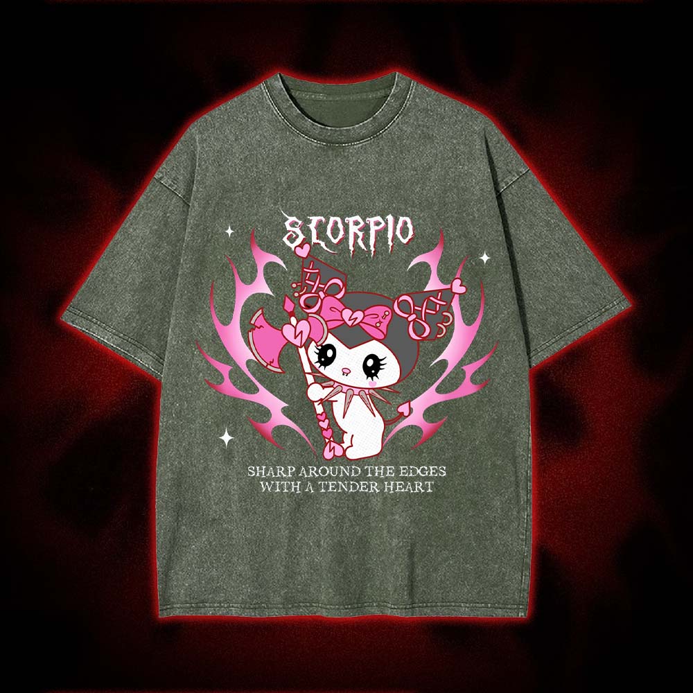 Sharp Edges, Soft Heart Washed Tshirt