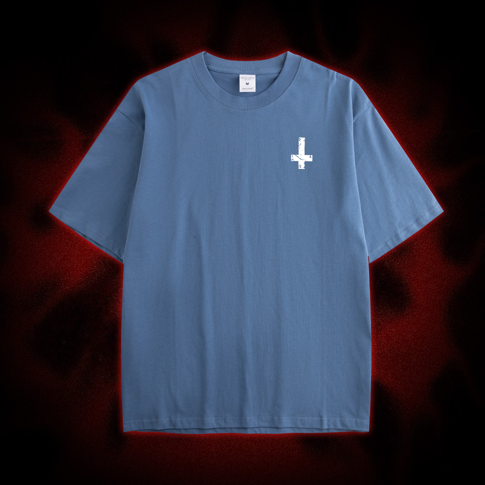 Funny Unholy Drug Nun Double Sided Print Washed Tshirt