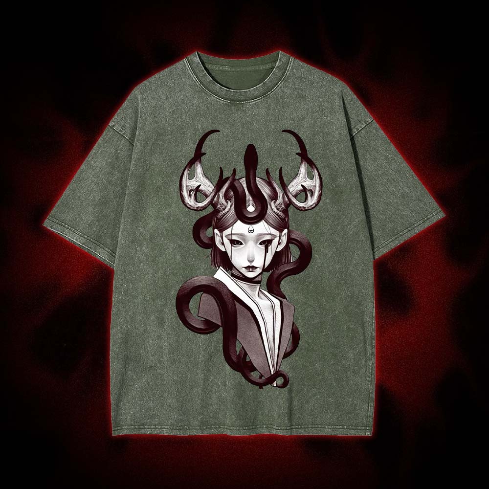 Serpent Tears Washed Tshirt