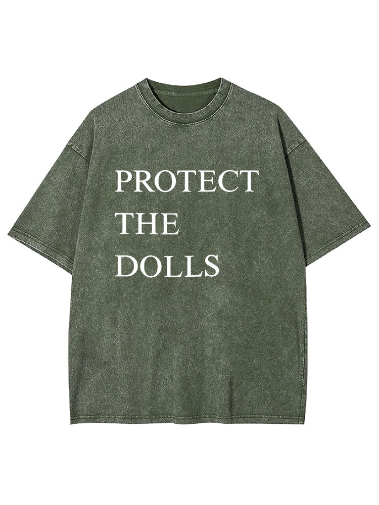 Protect The Dolls Y2K Washed Tee
