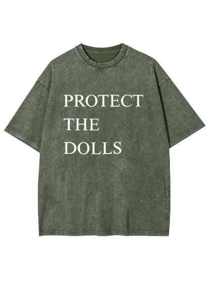 Protect The Dolls Y2K Washed Tee