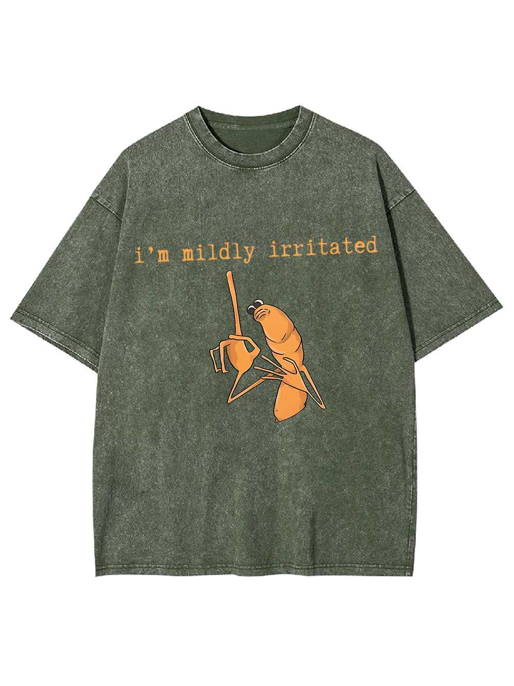 I'm Mildly Irritated Washed Tshirt
